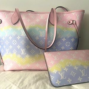 Louis Vuitton Neverfull MM Le Escale pastel limited SOLD OUT At LV Botiques